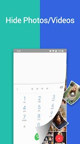 اخفاء الملفات و الصور داخل تطبيق المكالمات screenshot 4