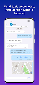 تطبيق للتواصل بدون انترنت screenshot 2