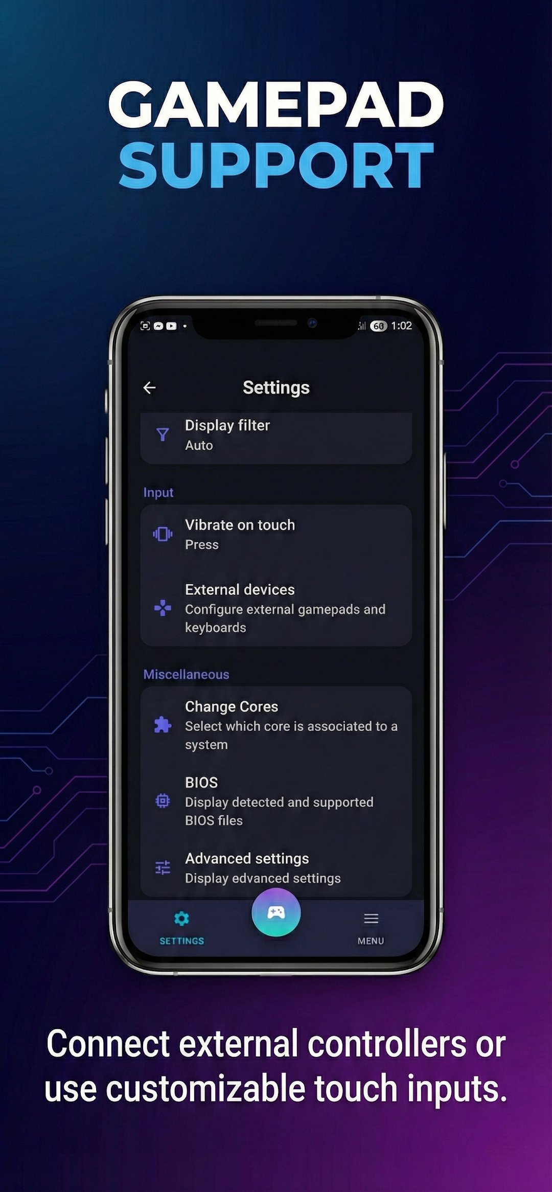 Vertex: محاكي ألعاب كلاسيكية screenshot 5